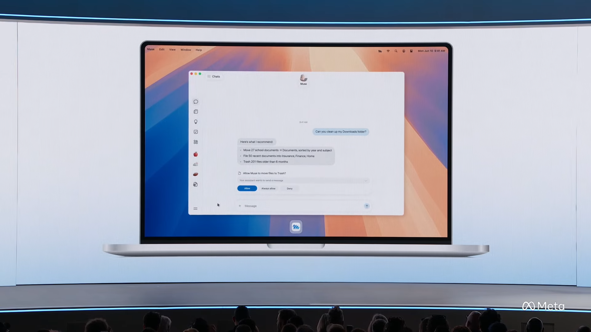 Muse Mac app at Meta Connect 2026