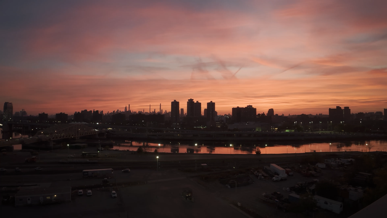 Beautiful sunset captured on Action 5 Pro