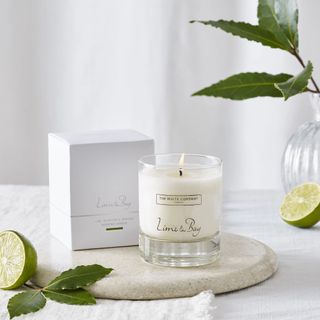 The White Company Lime and Bay Signature candle
