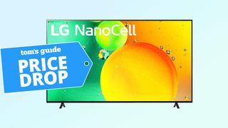 an LG Series 75 NanoCell 4K TV with a Tom's Guide deal tag