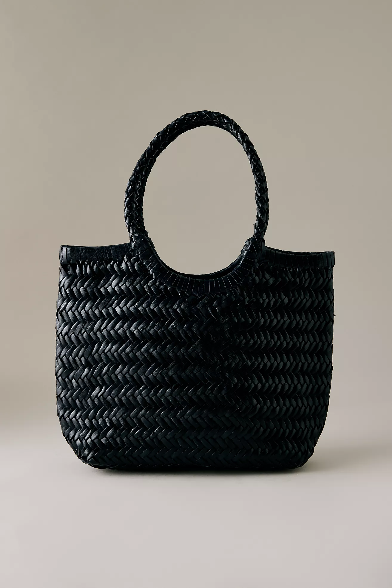 Mini Nola Woven Leather Bag