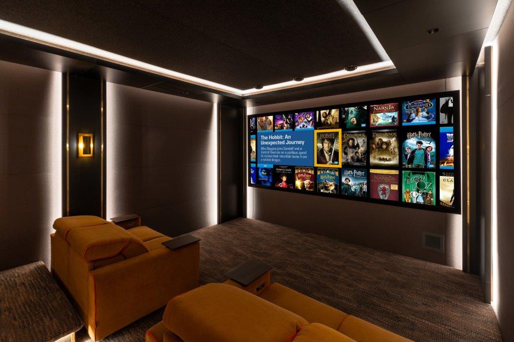Happy Hopton Hall home cinema images