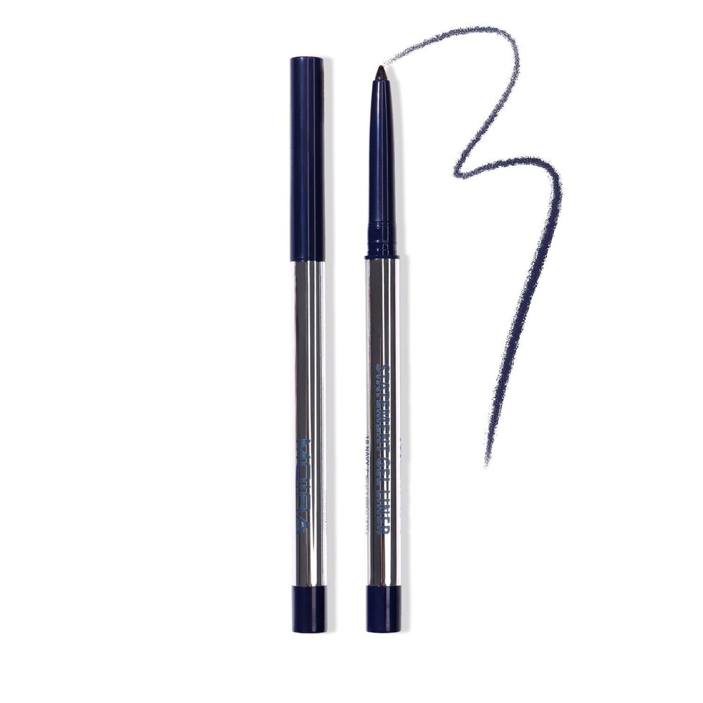 Moira Statement Gel Eyeliner, 001 White, 002 Black, 012 Red, 015 Purple, 018 Navy