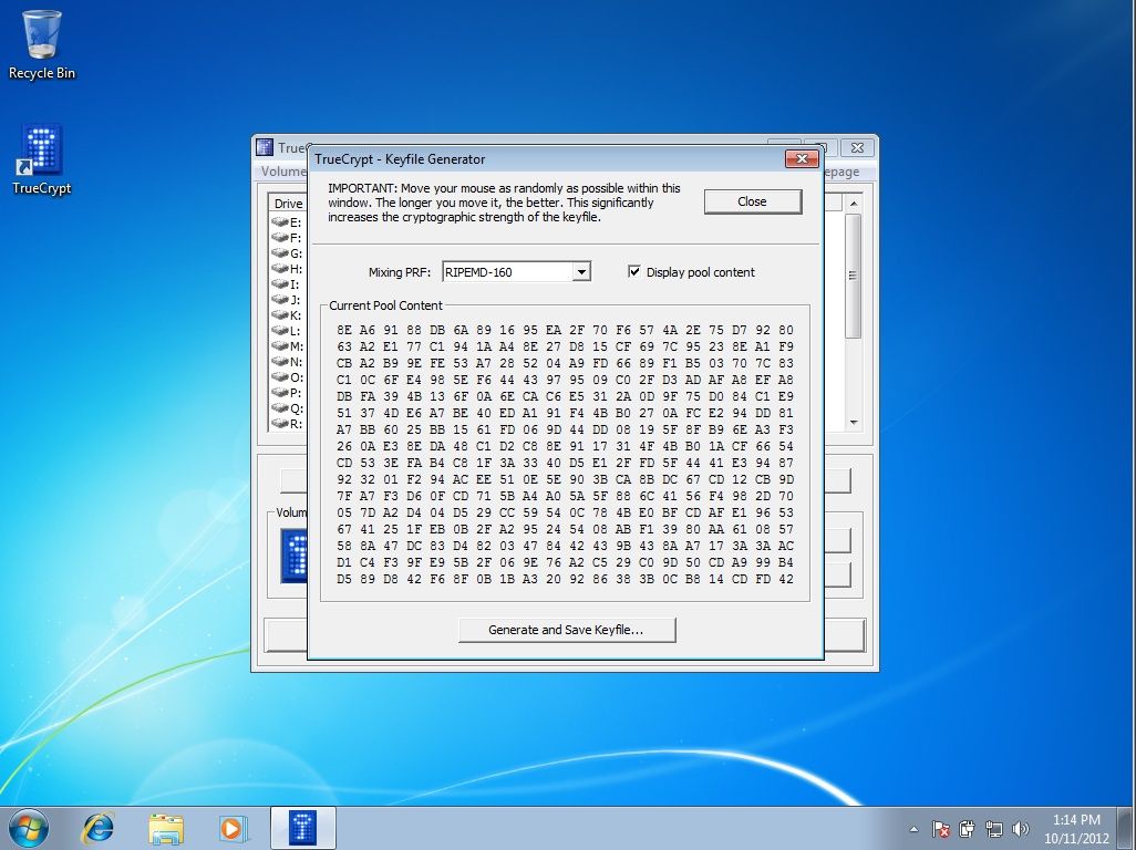Step 2: Generate a Keyfile