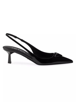 Patent Leather Slingback Pumps