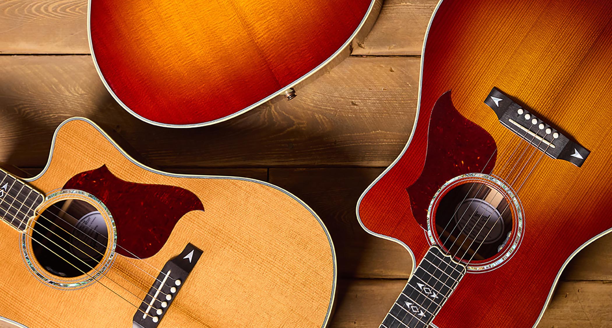 The Gibson Songwriter Recording Artist Series in cutaway and non-cutaway versions, and in Rosewood Burst or Antique Natural finishes.