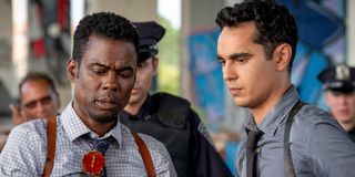 Chris Rock and Max Minghella in Spiral