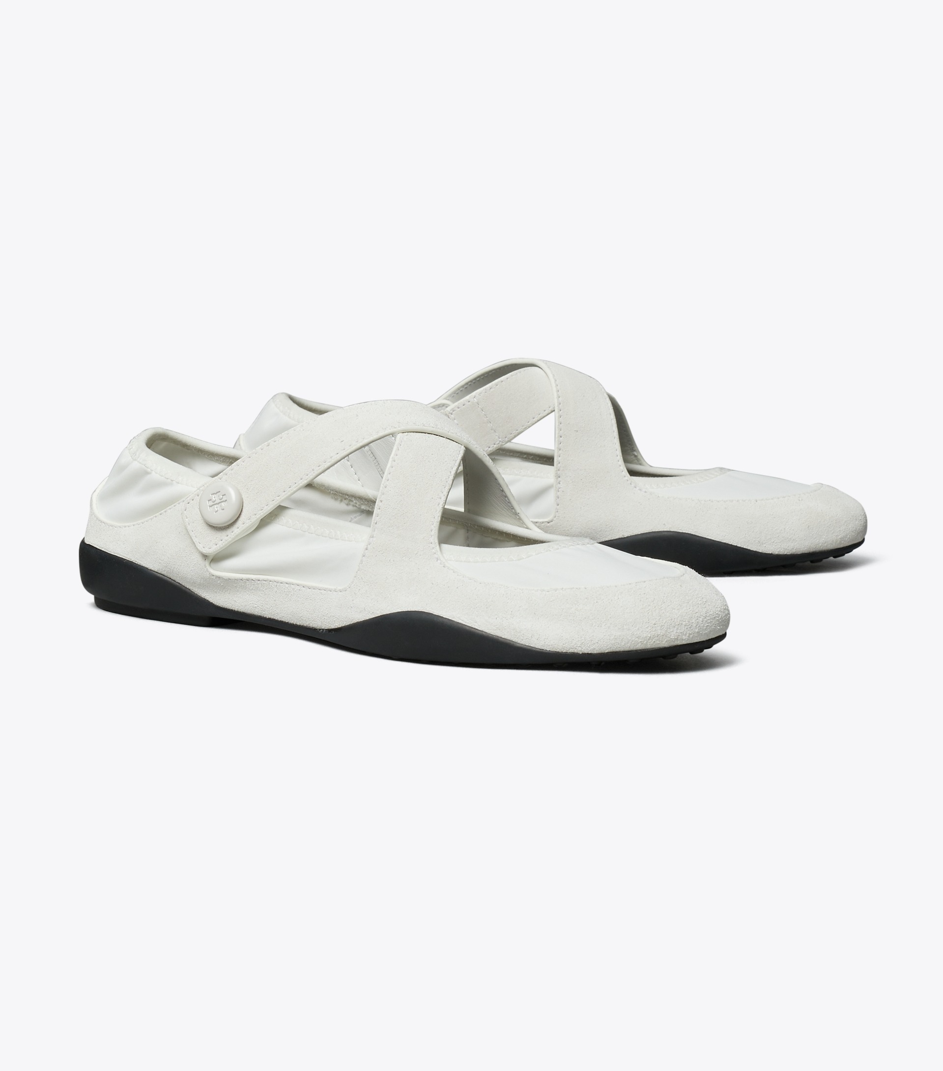 Romy Sport Mary Jane in White, Size 7