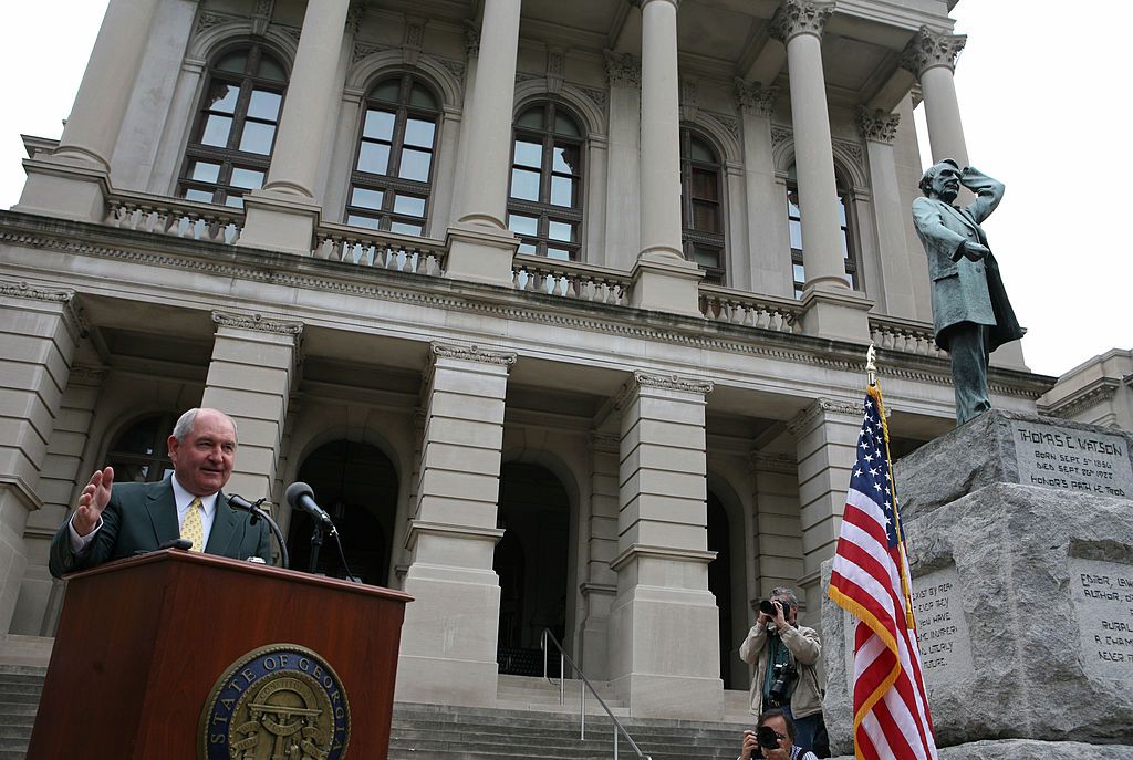 Former Georgia governor Sonny Perdue.