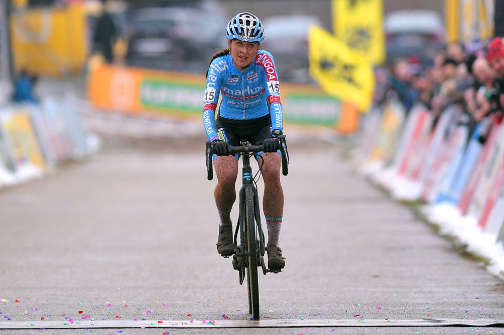 Denise Betsema was second at Superprestige Zonhoven