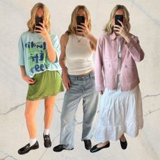 Social media Editor Annie Wheatland Clinch Wears new in Topshop for Topshop Return 2025