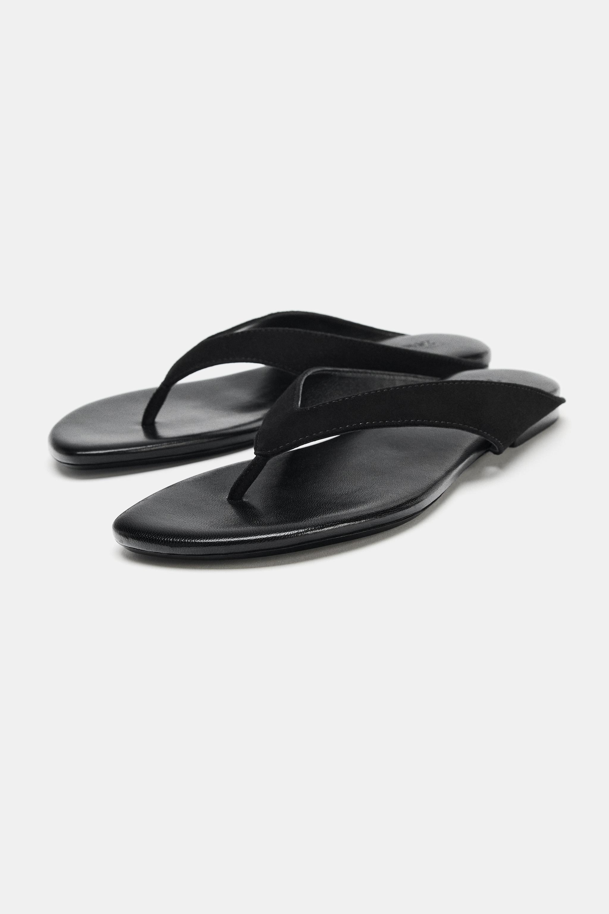 Flat Leather Sandals