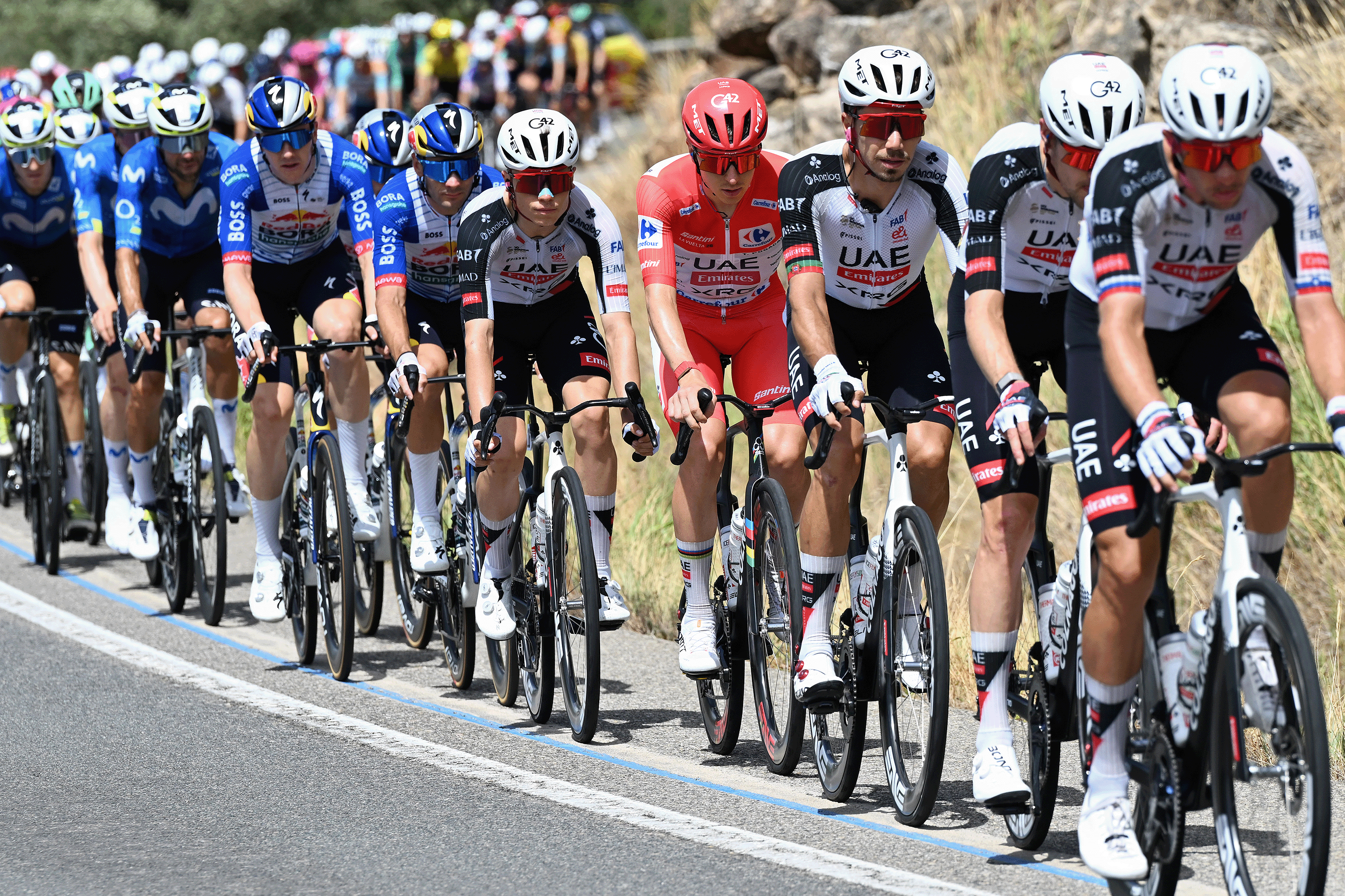 Vuelta a España stage 5 LIVE: Nerves build in the peloton as exposed crosswind section threatens to cause splits