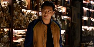 Simu Liu as Shang-Chi in Shang-Chi And the Legend Of The Ten Rings