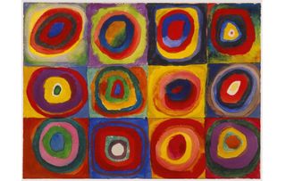 Color Study. Squares with Concentric Circles by Wassily Kandinsky.