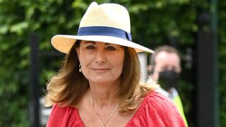 Carole Middleton attends day 11 of the Wimbledon Tennis Championships
