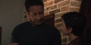 Cailee Spaeny and David Duchovny in The Craft Legacy