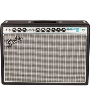 A Fender 68 Custom Deluxe Reverb tube amp