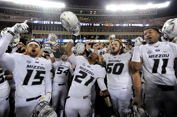 University of Missouri football players.