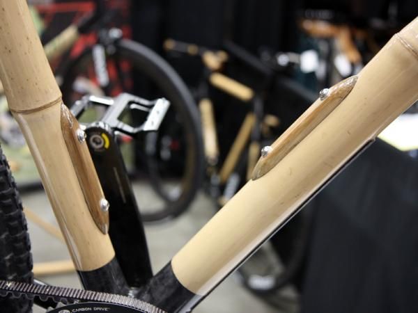 Boo Cycles is using these rather elegant looking bottle mounts on its bamboo frames.