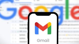 A Gmail icon on a phone