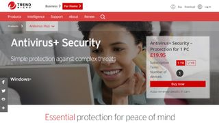 Trend Micro Antivirus + Security