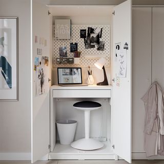 white office cupboard