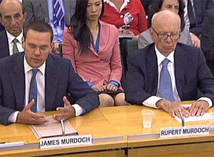 James and Rupert Murdoch