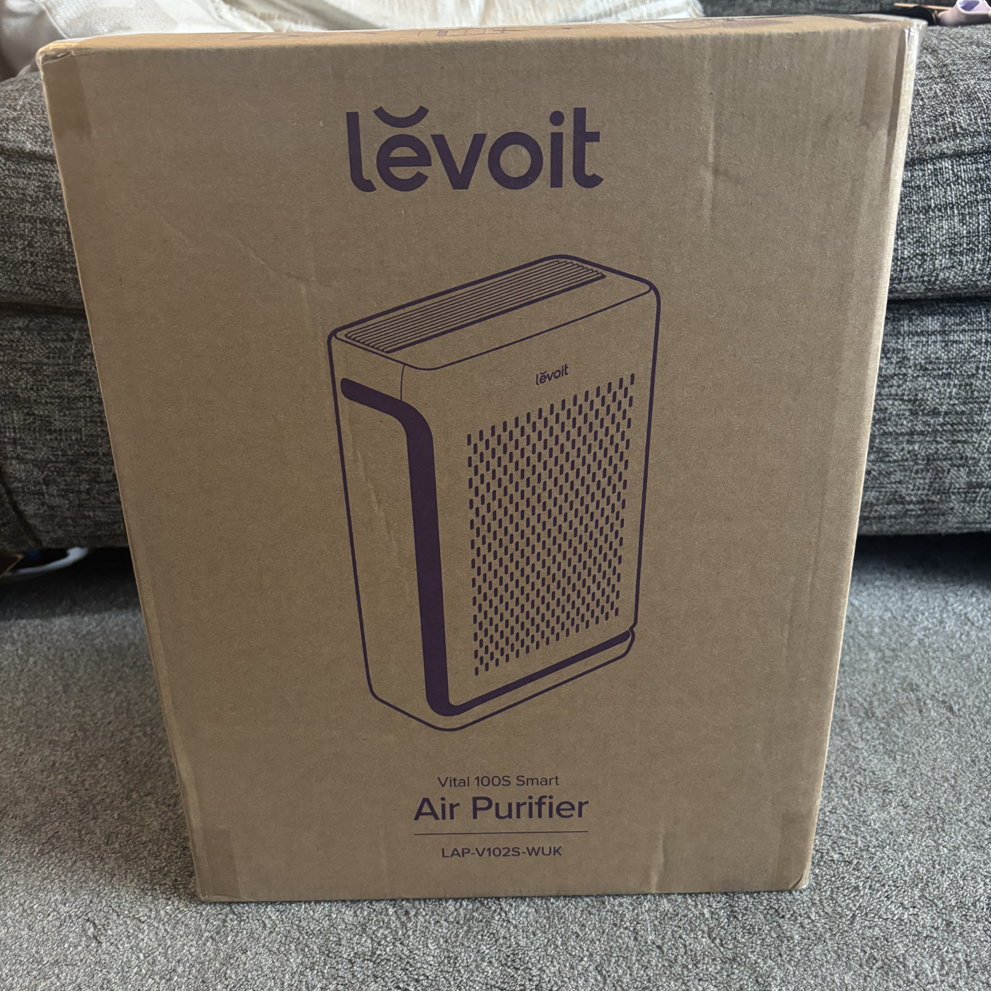 Levoit Vital 100S Smart Air Purifier  unboxing