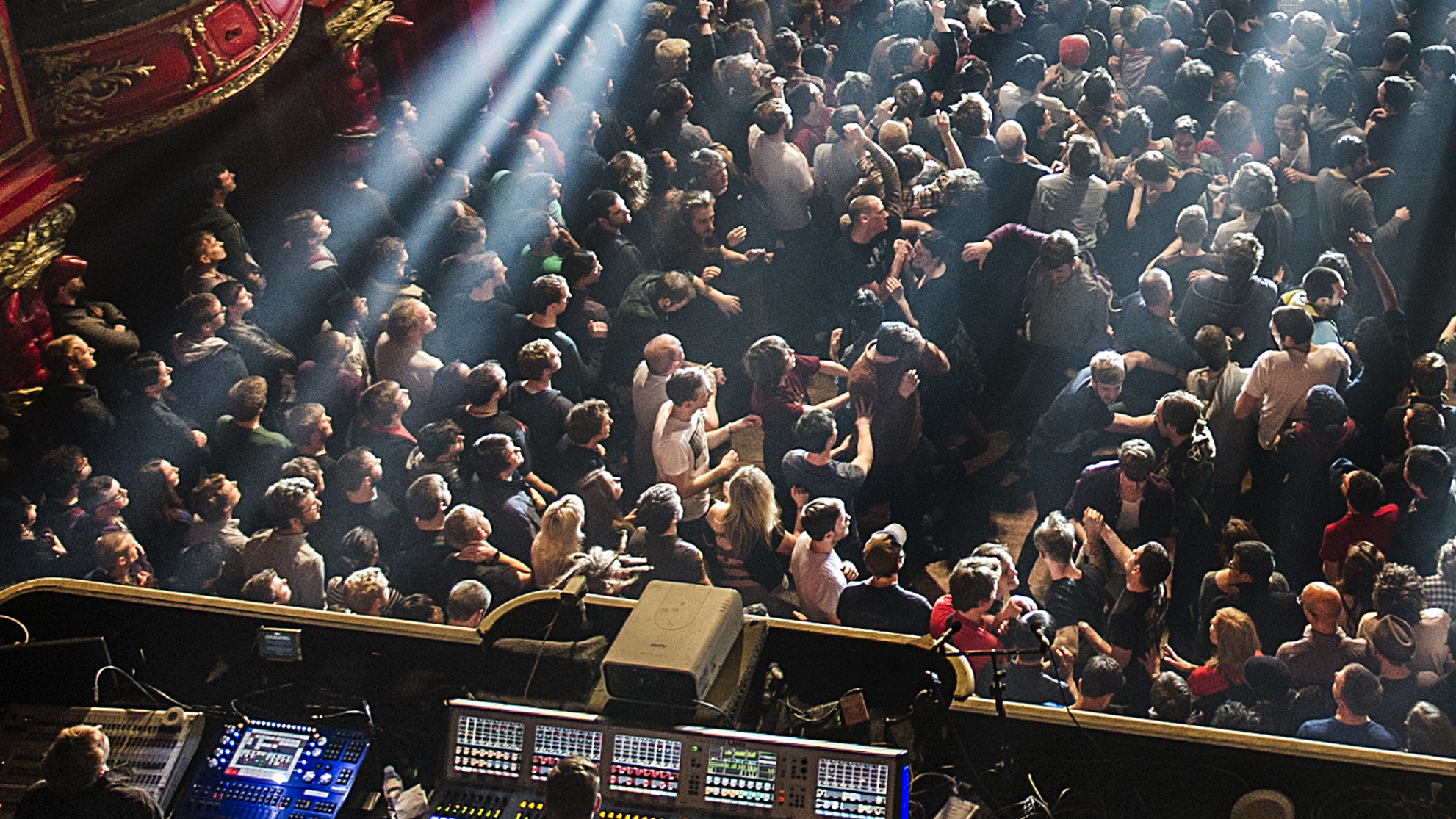 Crowd at a prog gig