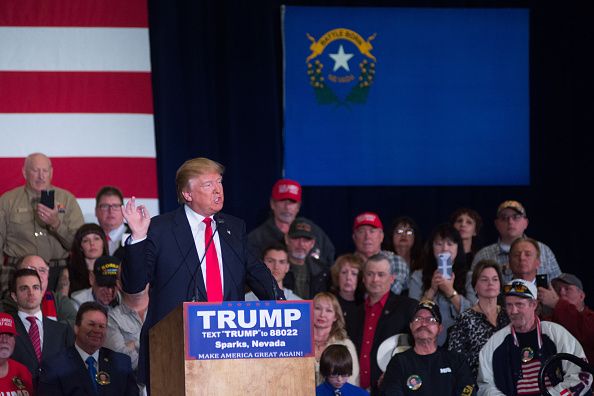 Donald Trump in Nevada.