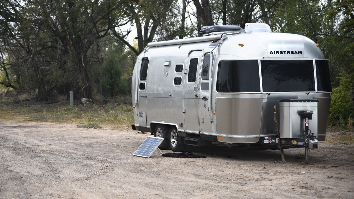 airstream glamping trailer