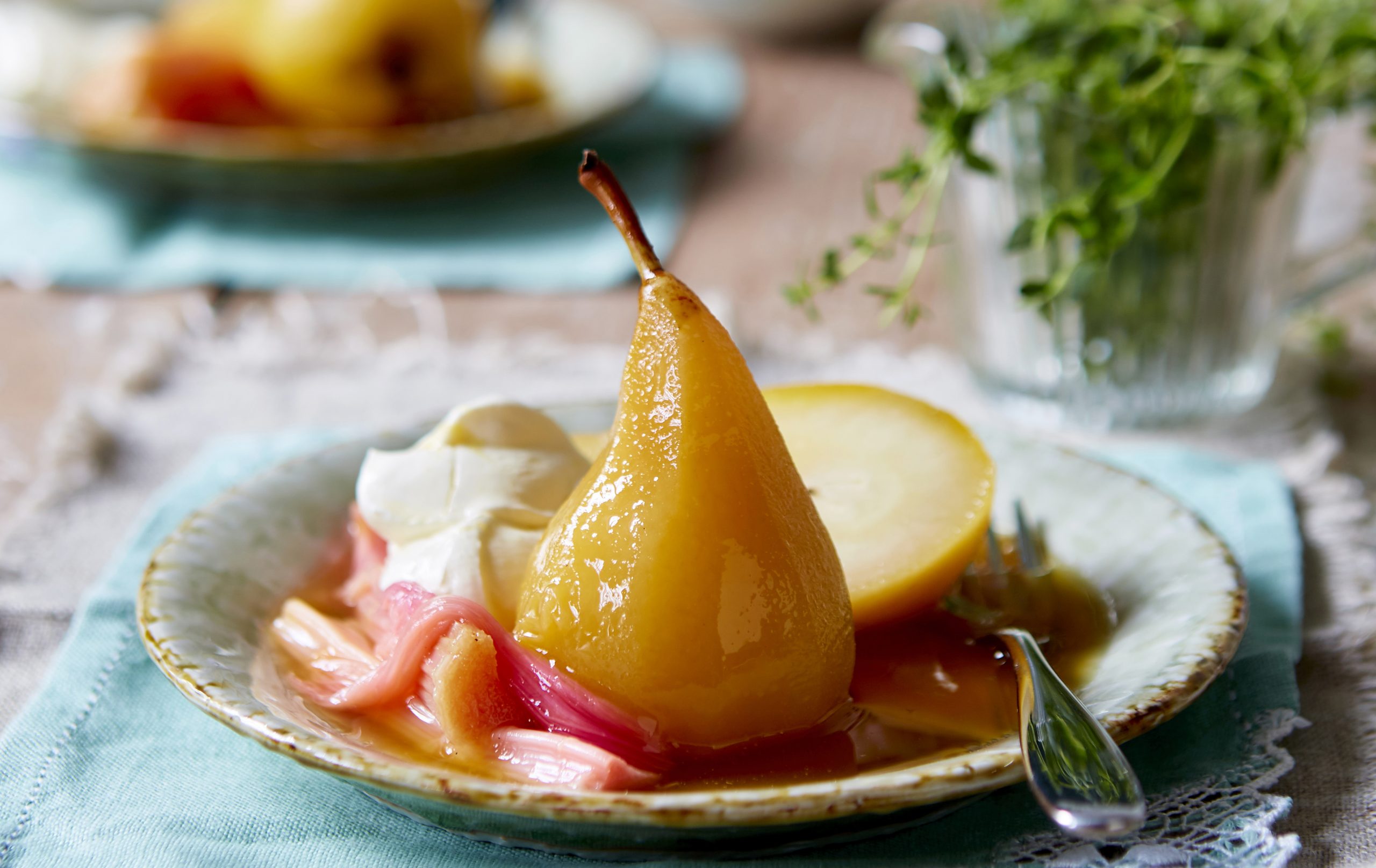 Poached Pears In White Wine | Dessert Recipes | Woman & Home