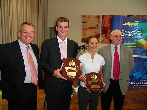 Michael Rogers and Oenone Wood (center)