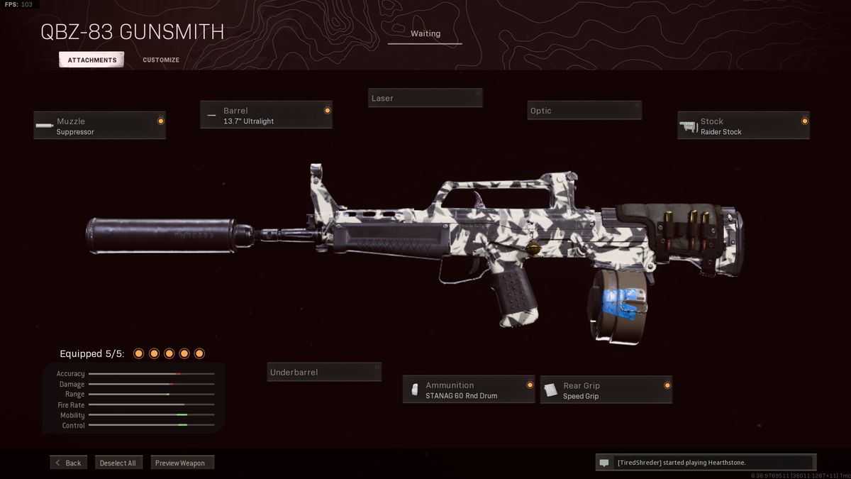 Best QBZ83 Warzone loadouts list PC Gamer