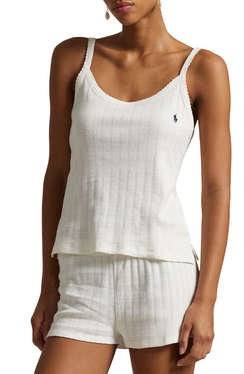 Pointelle Stripe Cotton Pajamas
