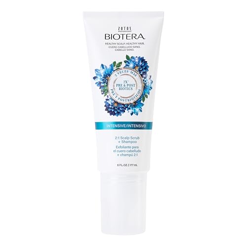 Biotera Intensives 2:1 Scalp Scrub + Shampoo | Vegan &amp;amp; Animal Test Free | Paraben &amp;amp; Sulfate Free | Color-Safe | 6 Fl Oz
