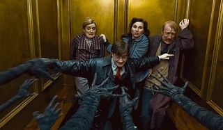 Harry Potter And The Deathly Hallows Part 1 cast face bad guys