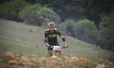 David George was in dominant form, making the hills look easy