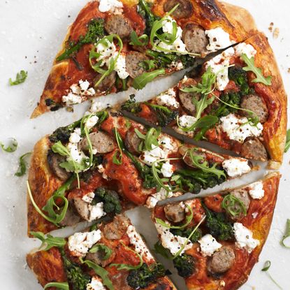 Spicy sausage, broccoli and ricotta pizza Recipe-recipes-recipe ideas-new recipes-woman and home