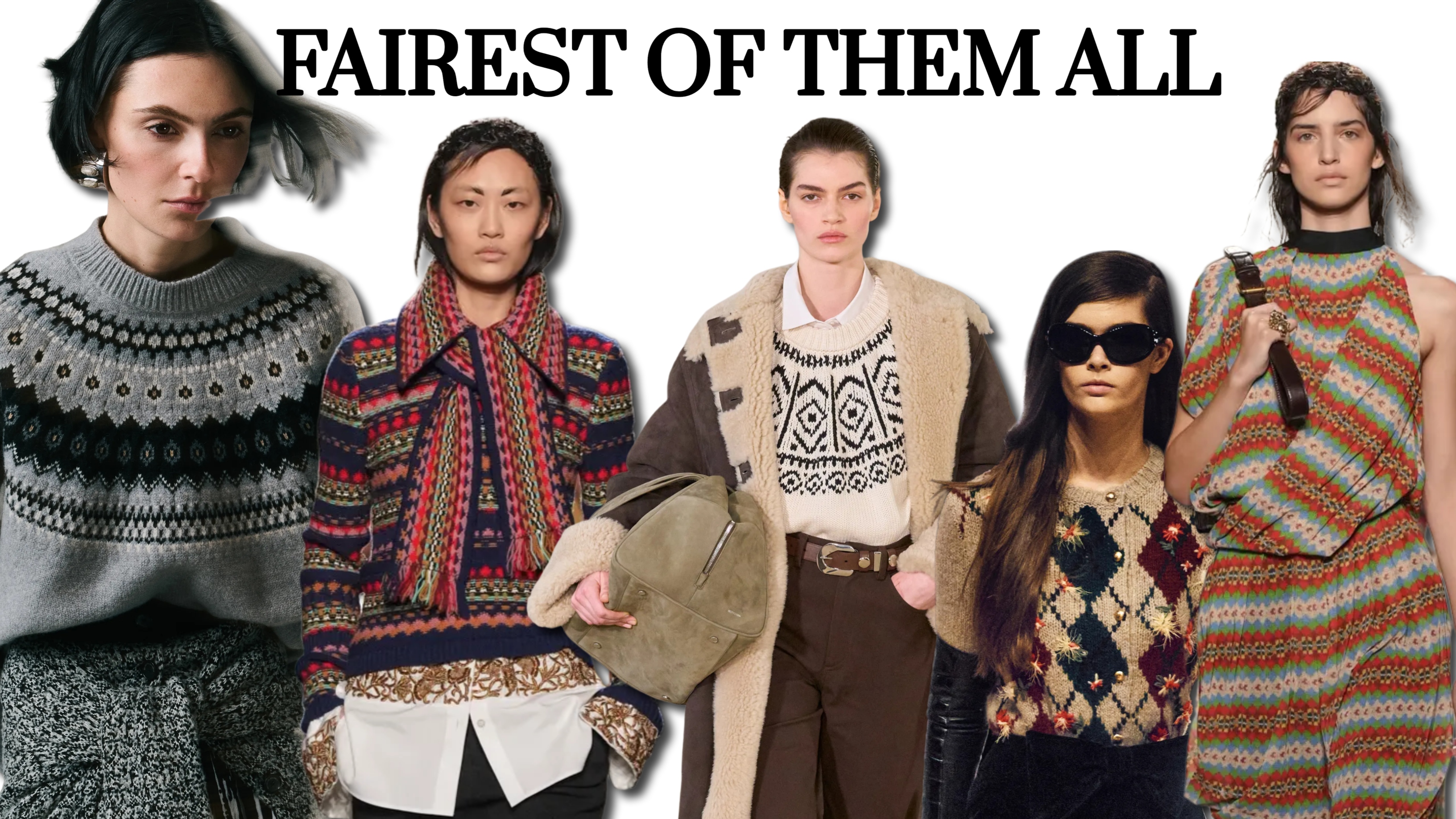 Fair Isle Sweater Trend on the Fall 2026 Runways