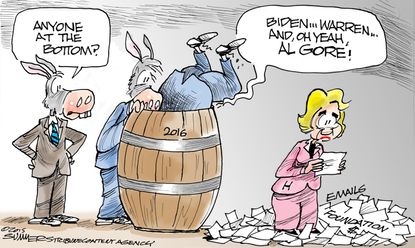 Political cartoon U.S. democrats 2016 election