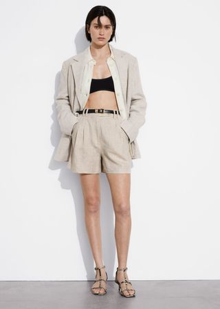 Relaxed Linen Shorts