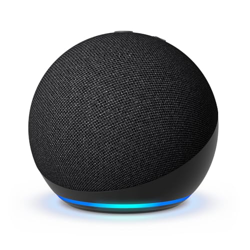 Amazon Echo Dot (newest Model), Vibrant Sounding Alexa Speaker, Great for Bedrooms, Dining Rooms and Offices, Charcoal