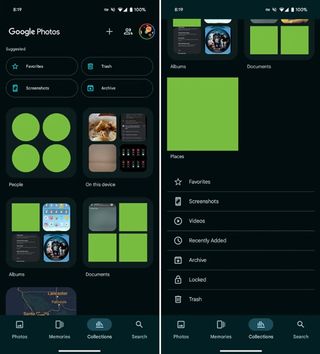 Google started rolling out its new "Collection" tab redesign for the Photos app.