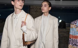 Paul Smith S/S 2017 fashion show backstage models