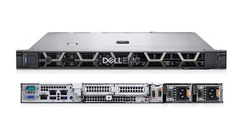 A photograph of the Dell EMC PowerEdge R350 