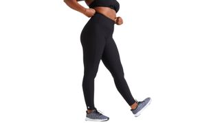Decathlon Domyos gym leggings with pocket in black