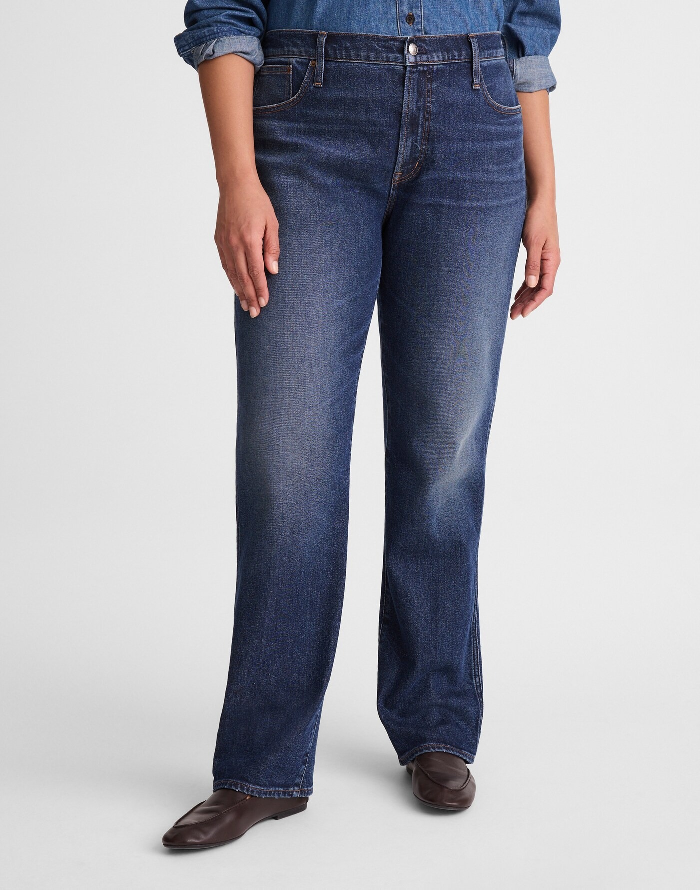 The Longline Straight Jean