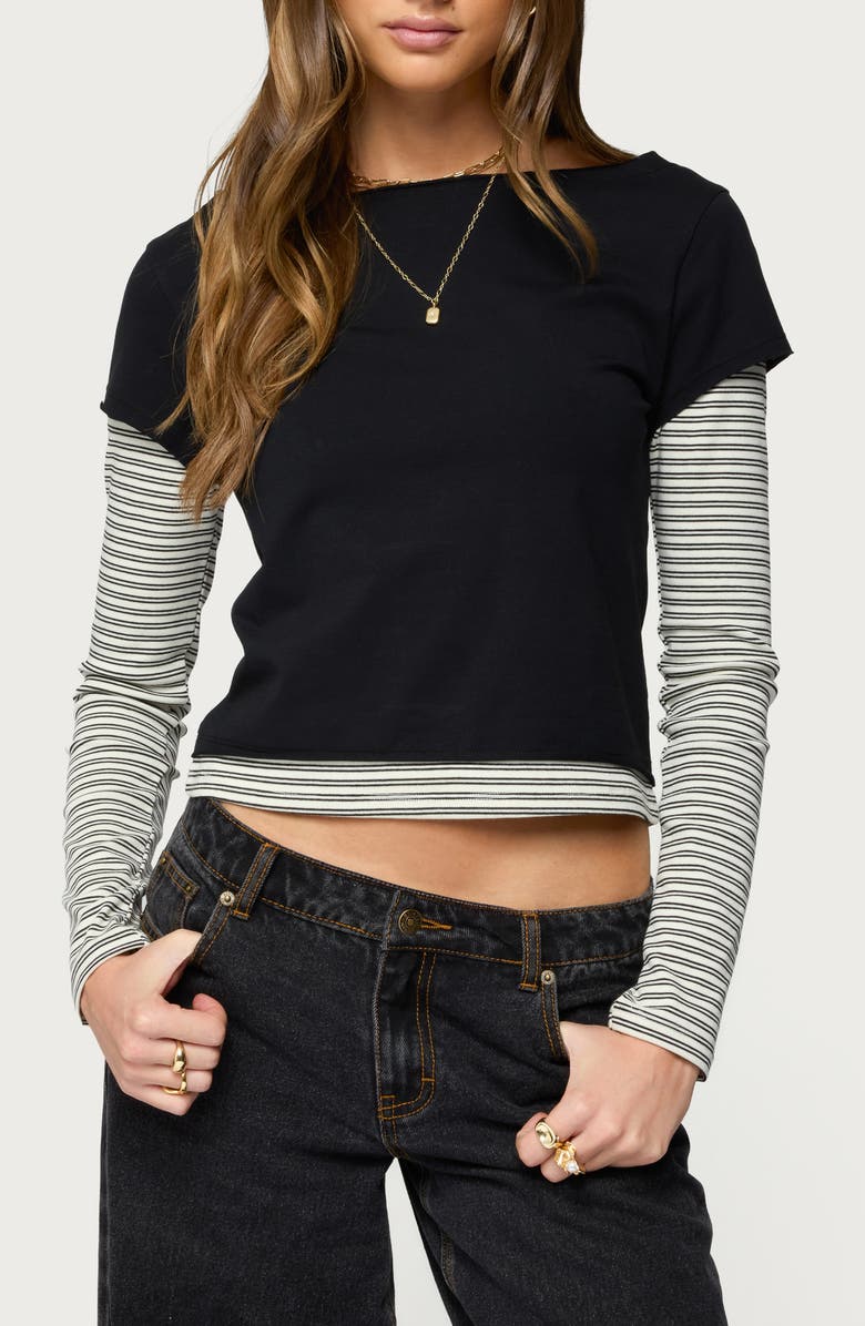 Layered Long Sleeve T-Shirt